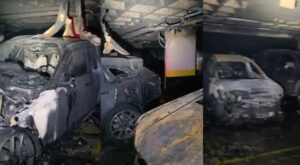 Leia mais sobre o artigo Incêndio em carro elétrico causa prejuízo de quase um milhão em prédio; seguro pode indenizar danos ao veículo e terceiros