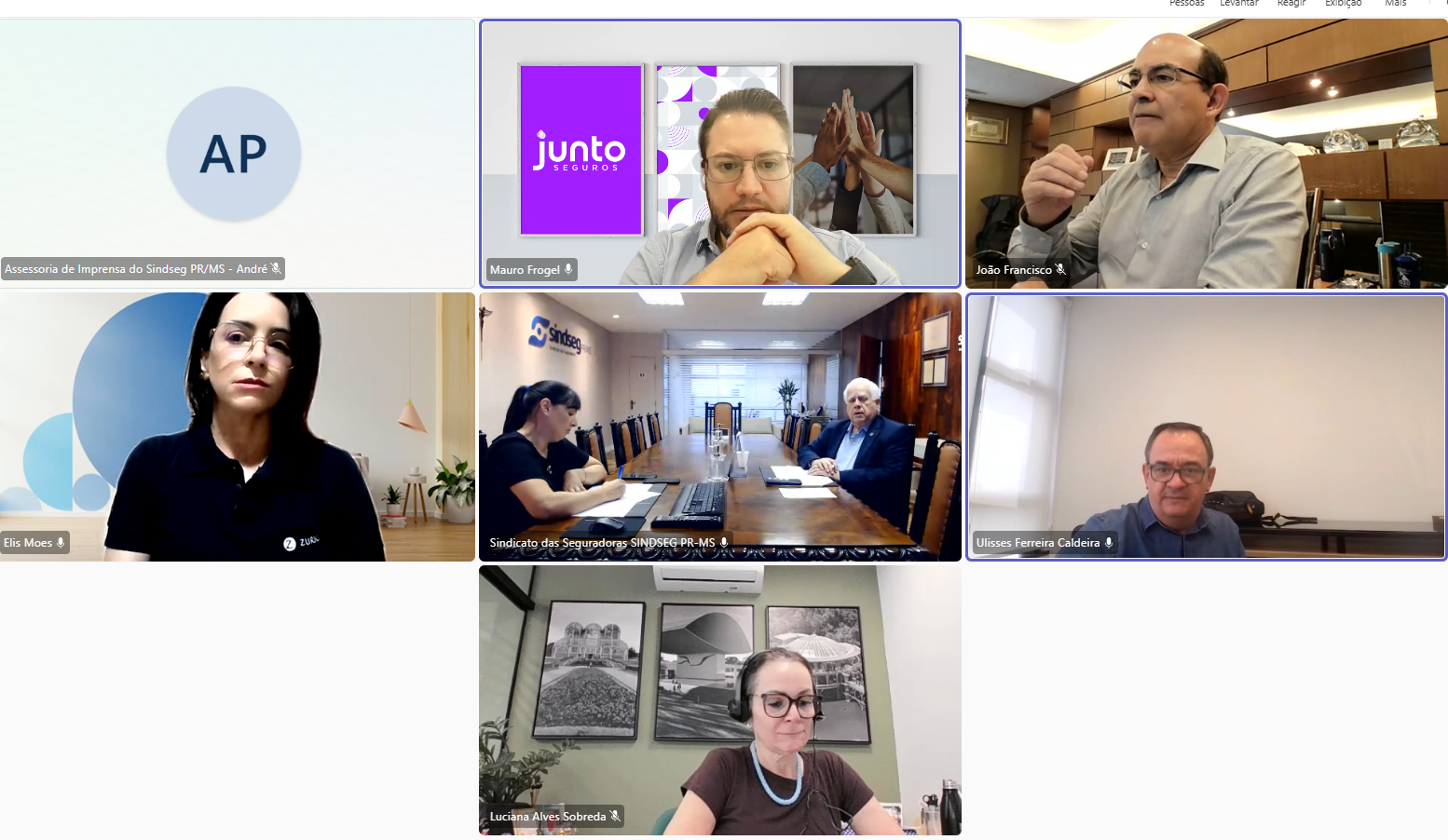 No momento, você está visualizando Diretoria do Sindseg PR/MS debate eventos climáticos e amplia agenda institucional para os próximos meses